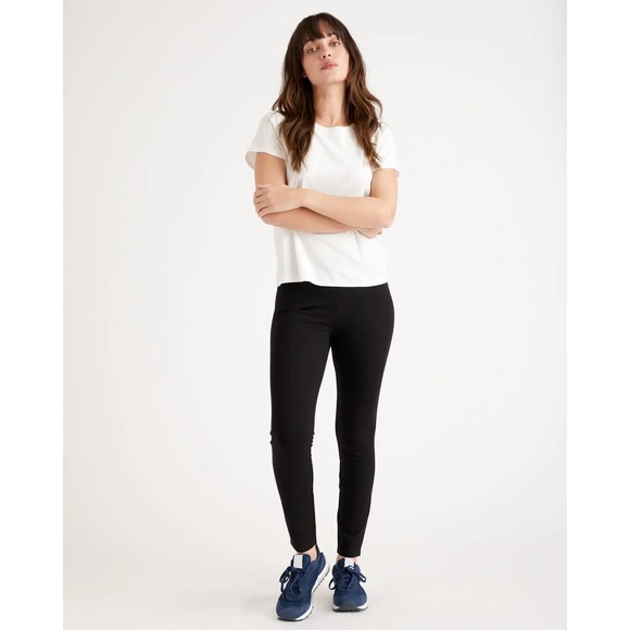 Quince Pants - Quince Medium Ultra-Stretch Ponte Skinny Pant - Regular Black NWT